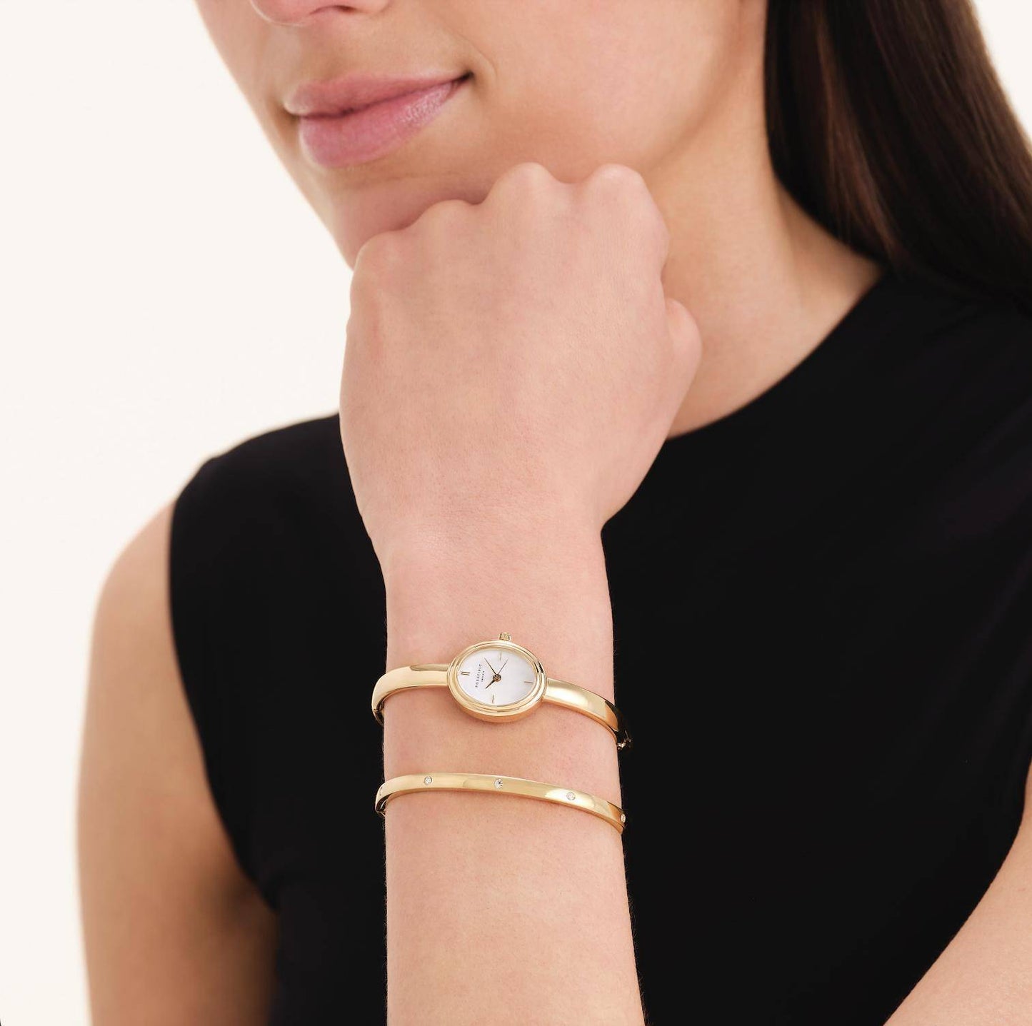 ROSEFIELD Watch Set Bracelet Watch ST04 + Bracelet Gold X293