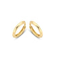 AMORETTO MILANO 14kt Echtgold Creolen Ohrringe 11mm