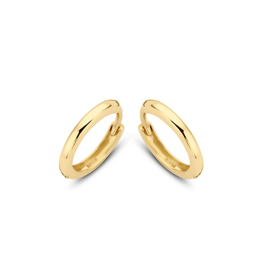 AMORETTO MILANO 14kt Echtgold Creolen Ohrringe 11mm