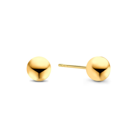 AMORETTO MILANO 14kt Echtgold Ohrstecker Ball Kugel 3mm