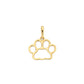 AMORETTO MILANO 14kt Echtgold Anhänger Pfote
