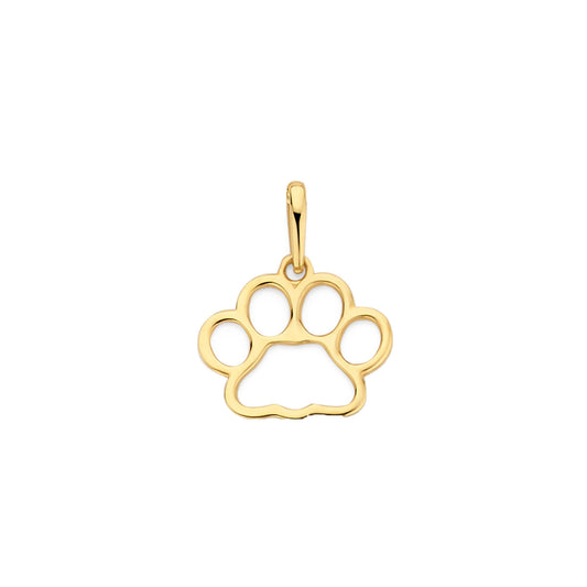 AMORETTO MILANO 14kt Echtgold Anhänger Pfote