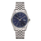 GROVANA Unisex Uhr Jubiläum Quarz Silber 41mm Blue Index