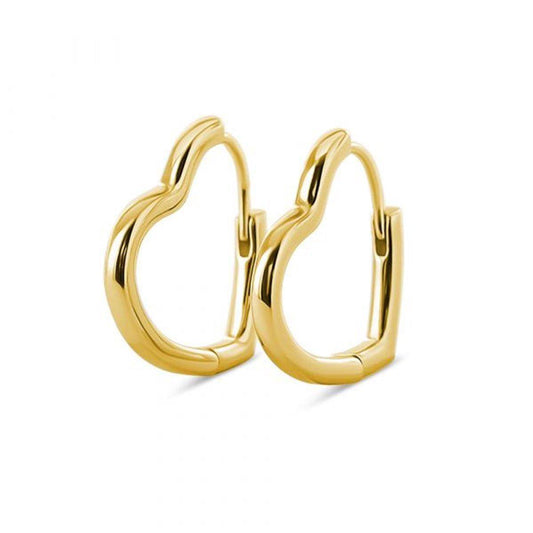 AMORETTO MILANO 925 Silber  Ohrringe Herz Gold