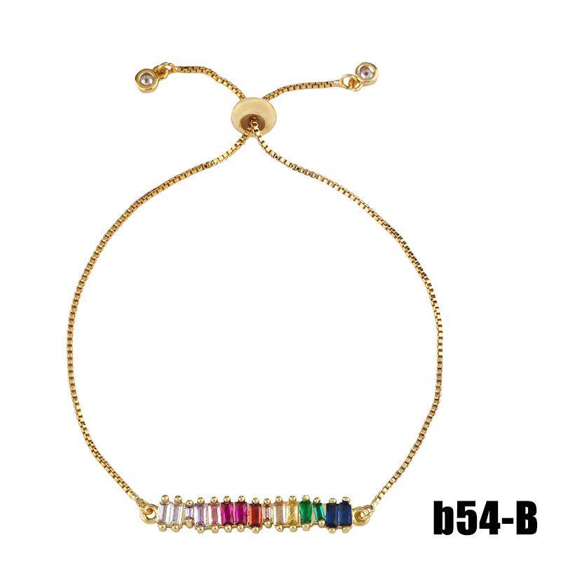 AMORETTO MILANO Armband Bunte Steine Gold