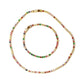 AMORETTO MILANO Tennisarmband Bunte Steine Gold