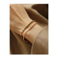 AMORETTO MILANO Tennisarmband Bunte Steine Gold
