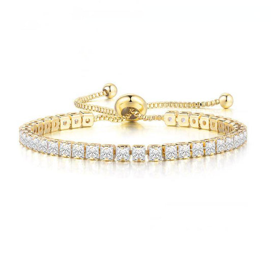AMORETTO MILANO Armband Zirkonia Gold