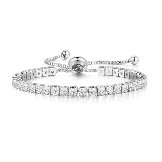 AMORETTO MILANO Armband Zirkonia Silber