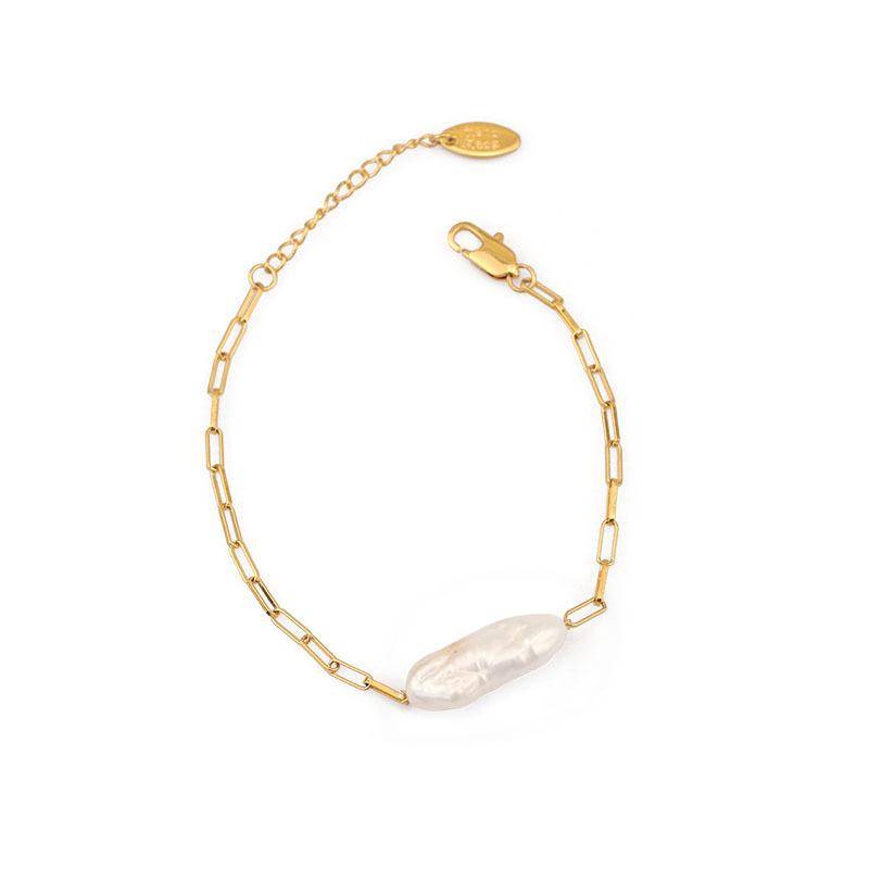 AMORETTO MILANO Armband Perle Gold