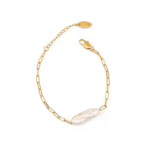 AMORETTO MILANO Armband Perle Gold