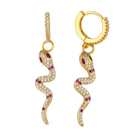 AMORETTO MILANO Ohrringe Schlange Gold