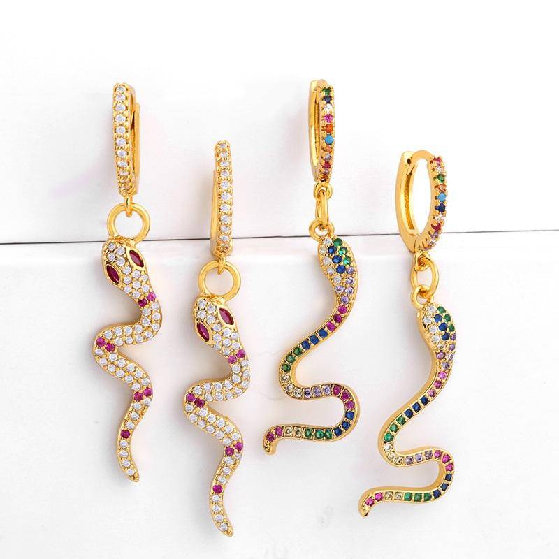 AMORETTO MILANO Ohrringe Schlange Gold