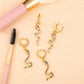 AMORETTO MILANO Ohrringe Schlange Gold