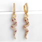 AMORETTO MILANO Ohrringe Schlange Gold