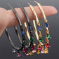 AMORETTO MILANO Ohrringe Bunte Steine Gold