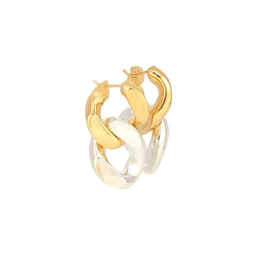 AMORETTO MILANO Ohrringe Creolen Bicolor Gold