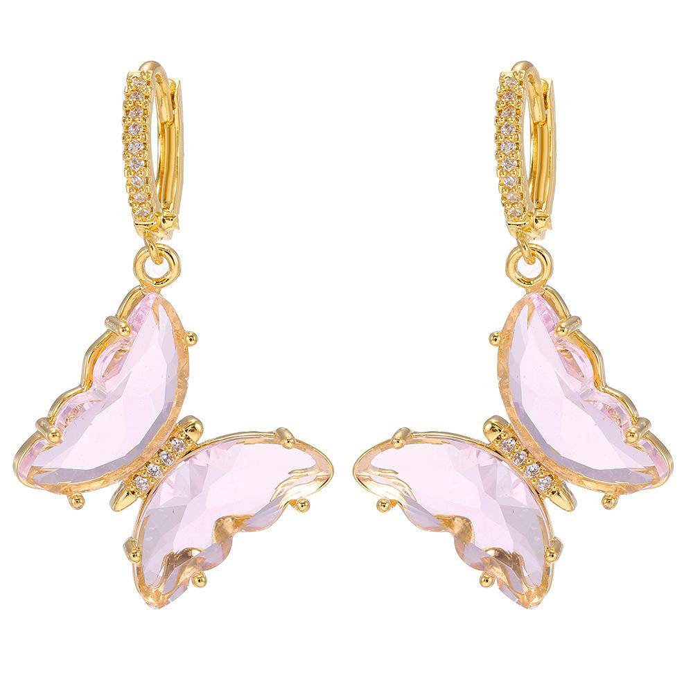 AMORETTO MILANO Ohrringe Schmetterling Gold