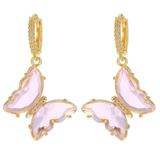 AMORETTO MILANO Ohrringe Schmetterling Gold
