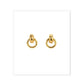AMORETTO MILANO Ohrringe Ring Gold