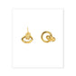 AMORETTO MILANO Ohrringe Ring Gold