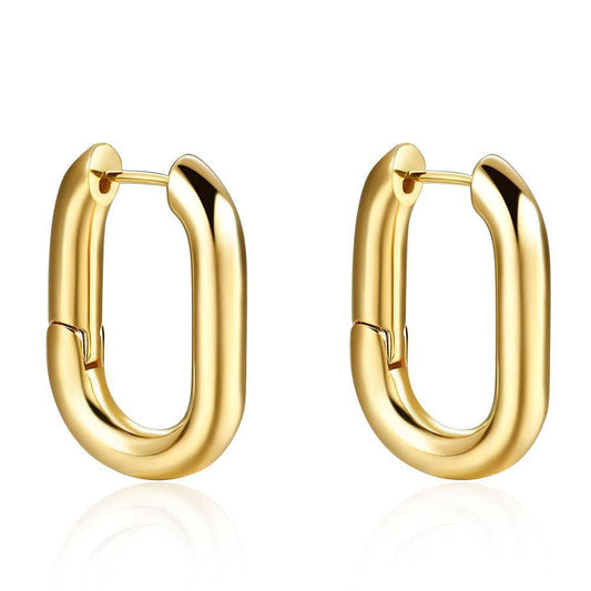 AMORETTO MILANO Creolen Oval Gold