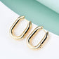 AMORETTO MILANO Creolen Oval Gold
