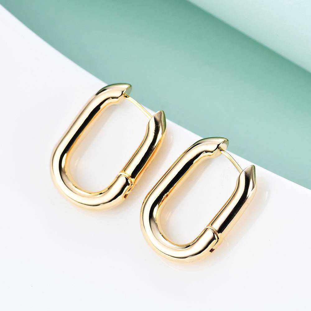 AMORETTO MILANO Creolen Oval Gold