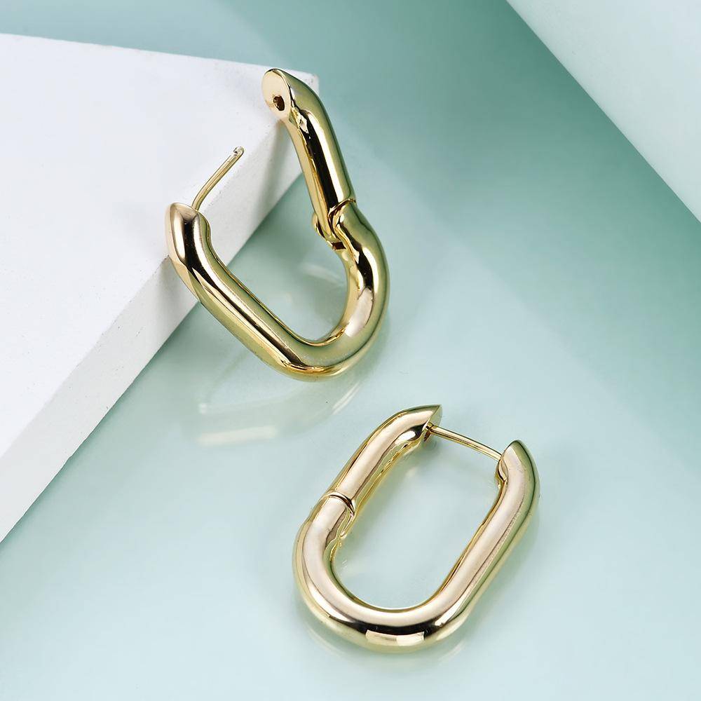 AMORETTO MILANO Creolen Oval Gold