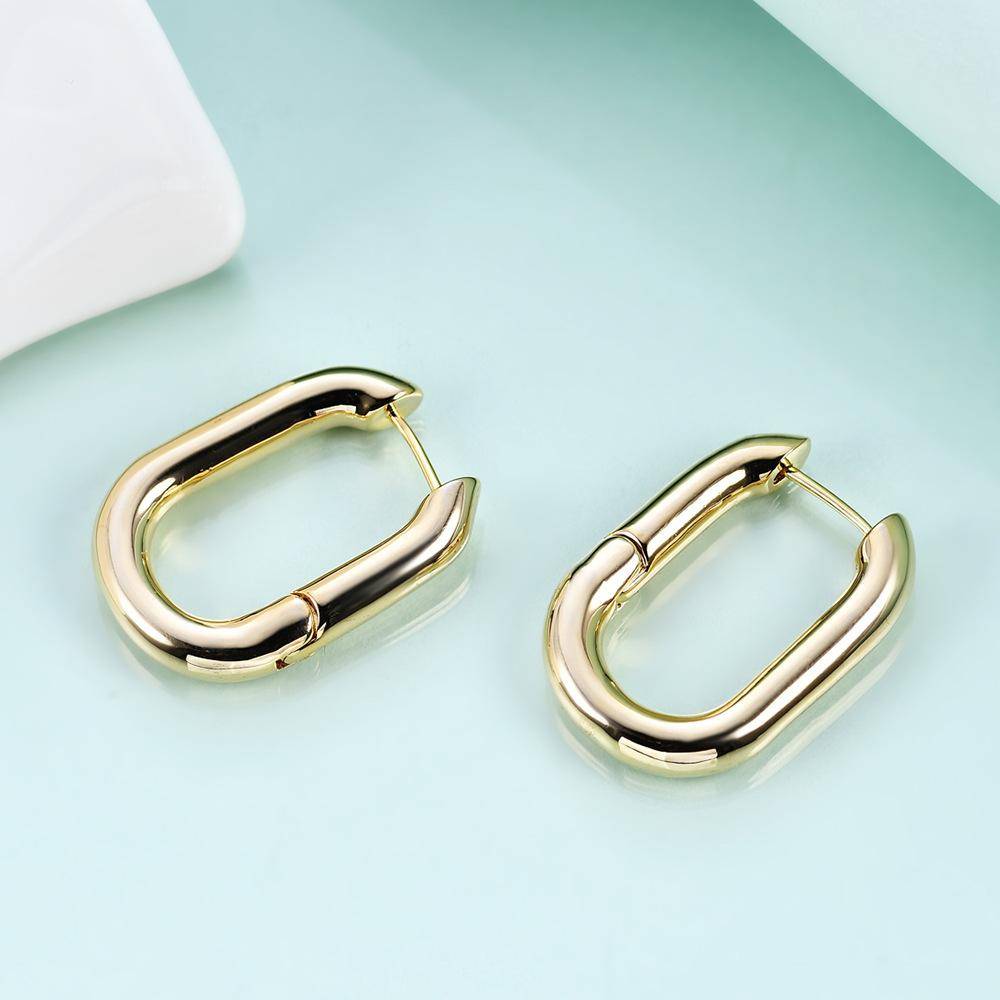 AMORETTO MILANO Creolen Oval Gold