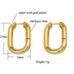 AMORETTO MILANO Creolen Oval Gold