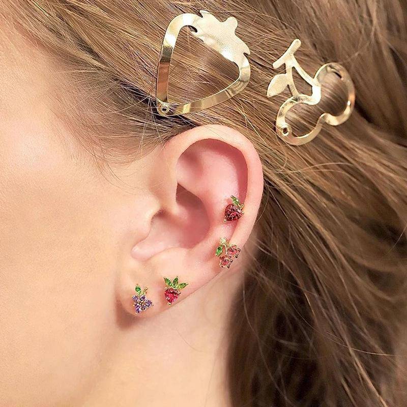 AMORETTO MILANO Ohrringe Muster Gold