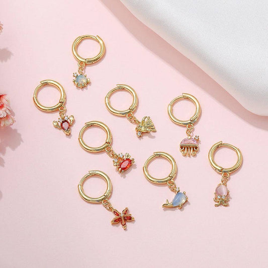AMORETTO MILANO Ohrringe Wal Gold
