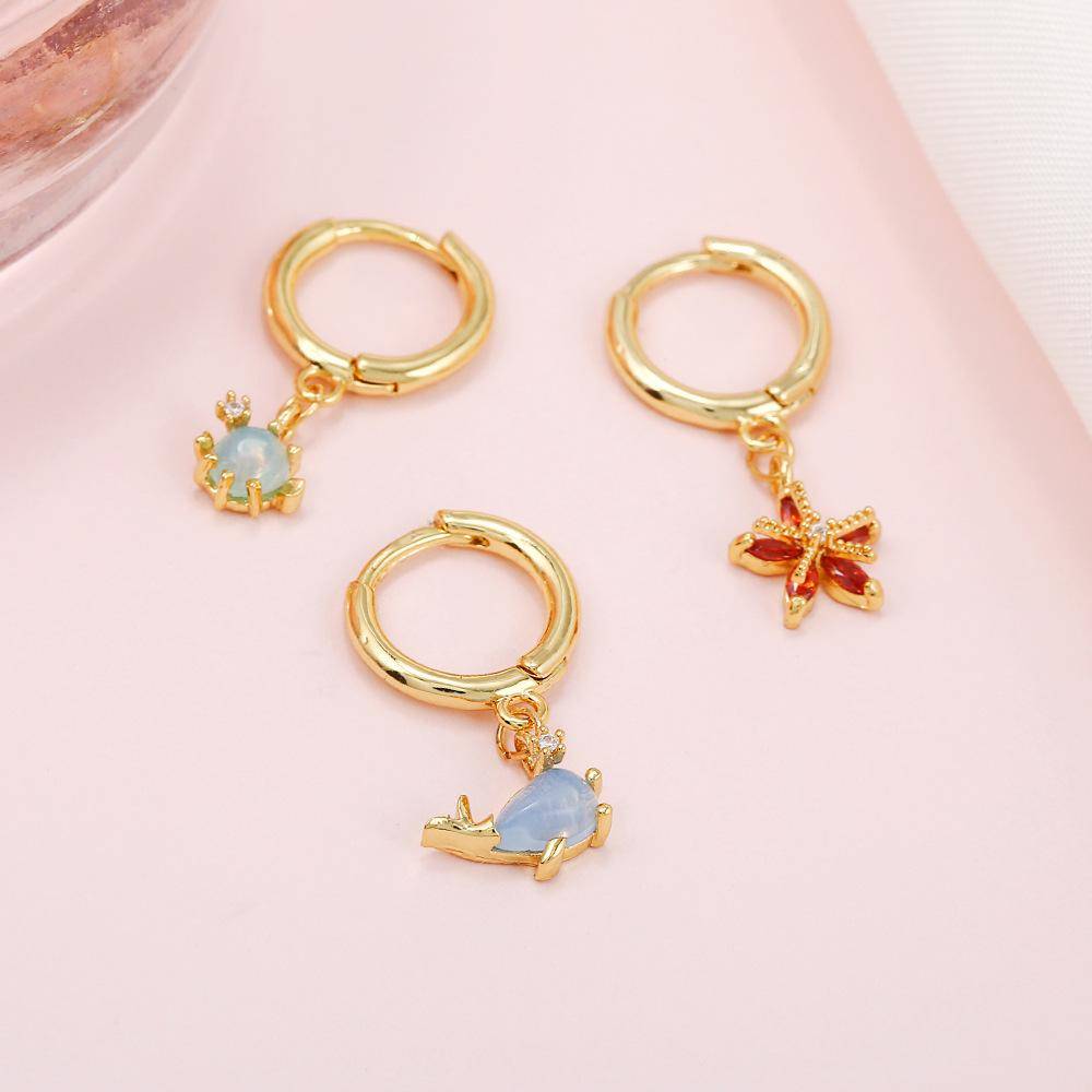 AMORETTO MILANO Ohrringe Wal Gold