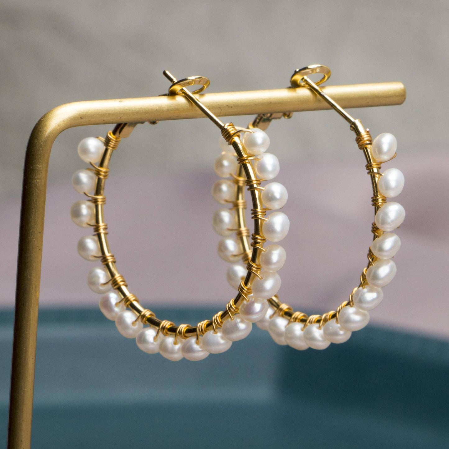 AMORETTO MILANO Ohrringe Perle Gold