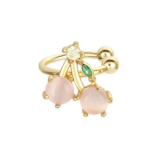 AMORETTO MILANO Ohrringe Kirsche Gold