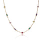 AMORETTO MILANO Halskette Bunte Steine Gold