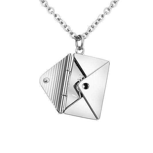 AMORETTO MILANO Halskette Brief Silber