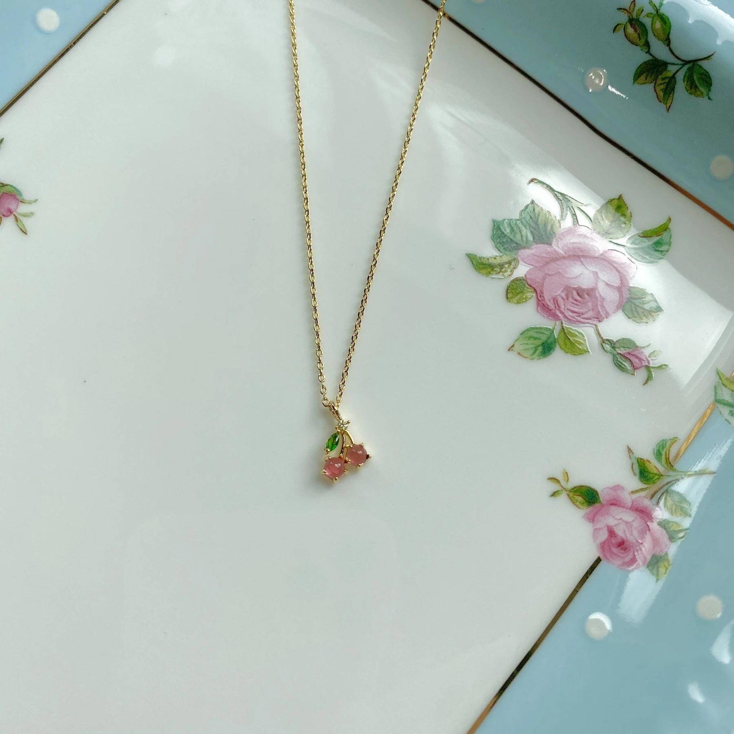 AMORETTO MILANO Halskette Kirsche Gold