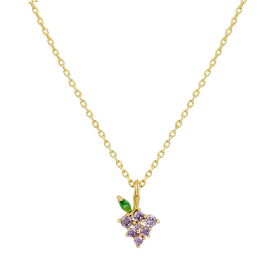 AMORETTO MILANO Halskette Trauben Gold