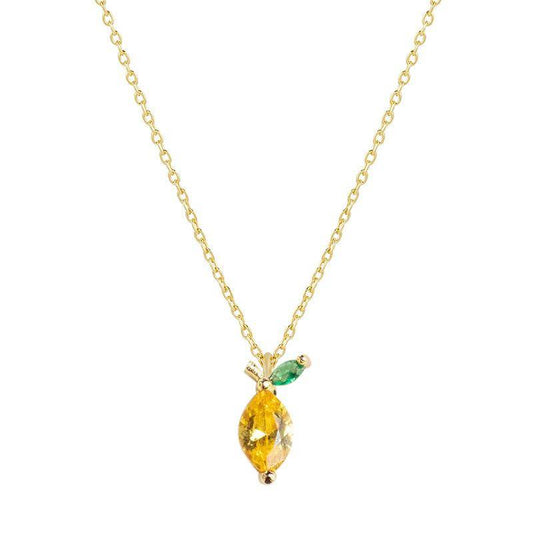AMORETTO MILANO Halskette Zitrone Gold