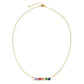 AMORETTO MILANO Halskette Bunte Steine Gold