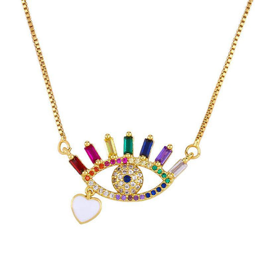 AMORETTO MILANO Halskette Auge Gold