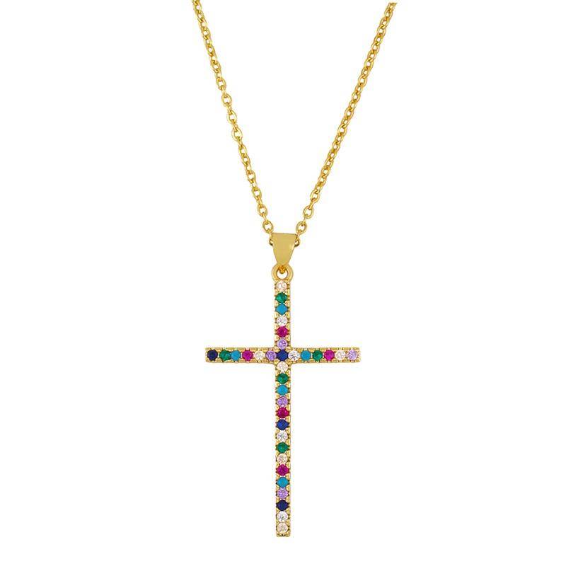 AMORETTO MILANO Halskette Kreuz Gold