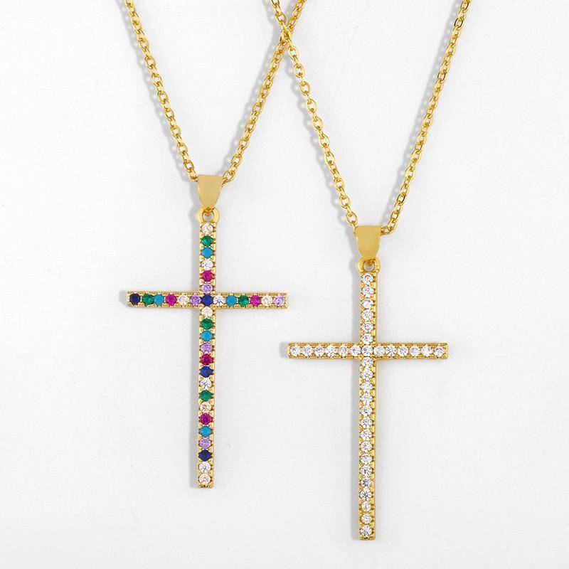 AMORETTO MILANO Halskette Kreuz Gold