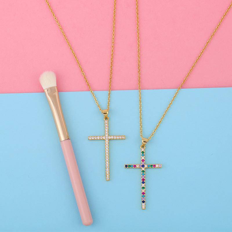 AMORETTO MILANO Halskette Kreuz Gold
