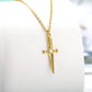AMORETTO MILANO Halskette Schwert Gold