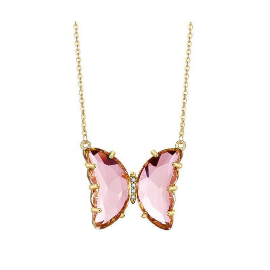 AMORETTO MILANO Halskette Schmetterling Gold