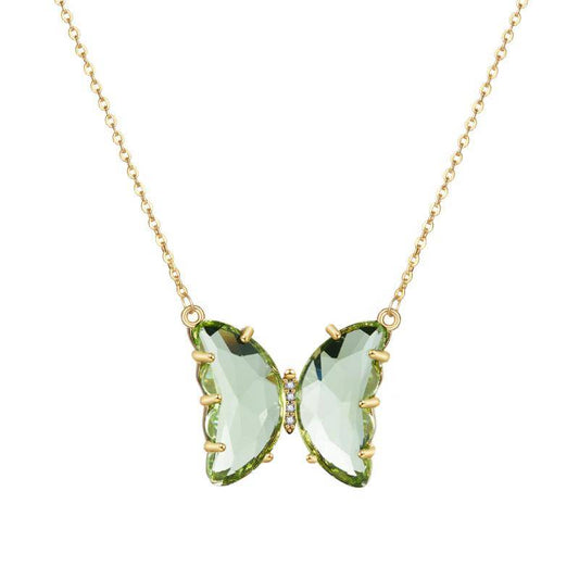 AMORETTO MILANO Halskette Schmetterling Gold