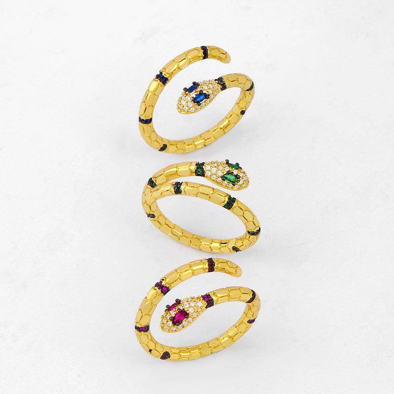 AMORETTO MILANO Ring Schlange Gold
